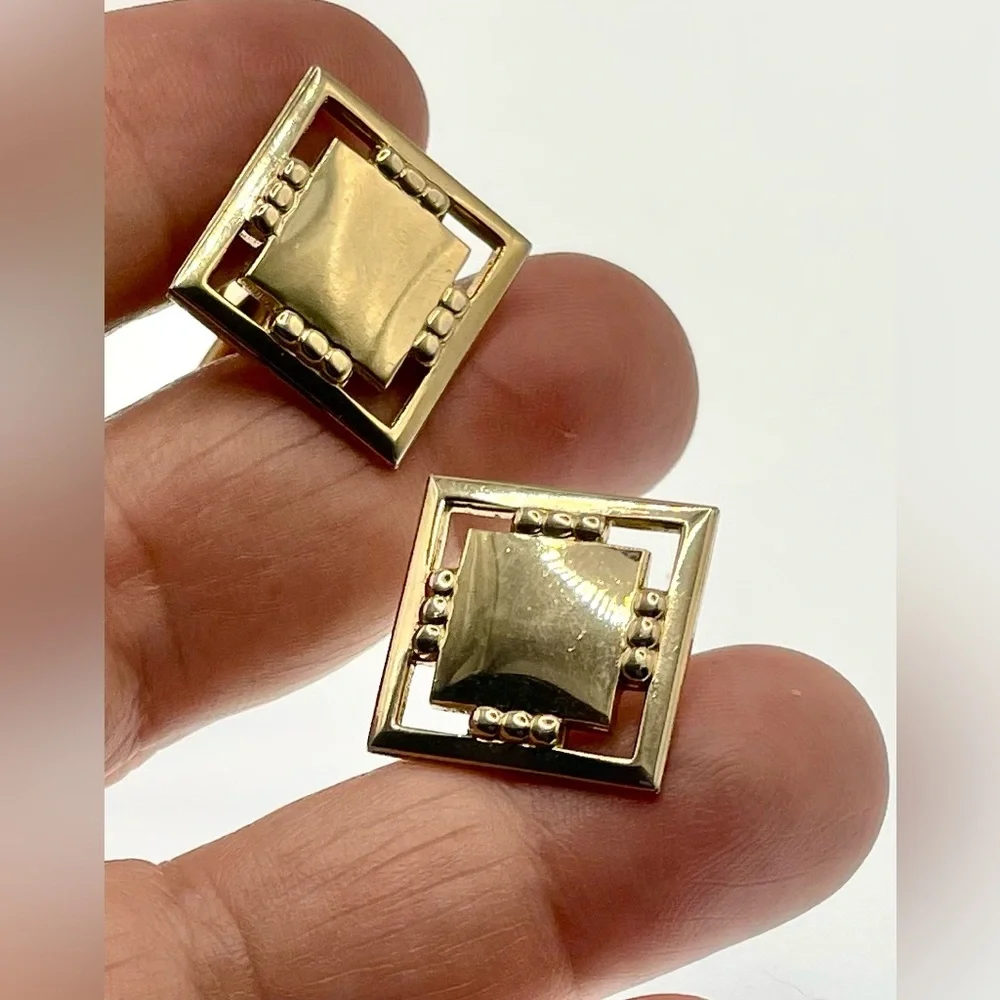3 for $30 Vintage Gold Tone Openwork Classic Cufflinks